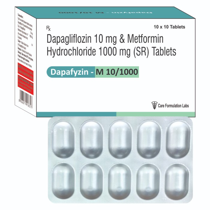 DAPAFYZIN M10/1000 (10x10)