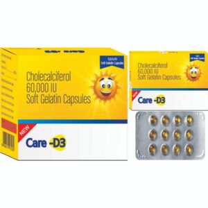 CARE D3 12x1x10 SOFTGEL
